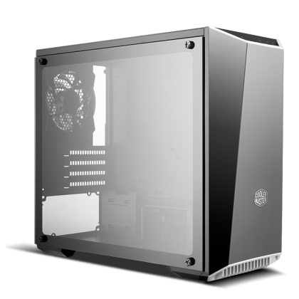 Cooler Master MasterBox Lite 3.1 TG Micro ATX Casing with Dark Mirror Front Tempered Glass Side Panel Customizable Trim Colors MCW-L3S3-KGNN-00